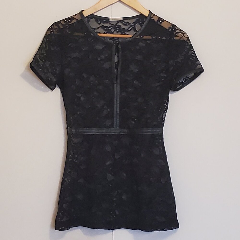 Intimissimi Lace-Leather Top